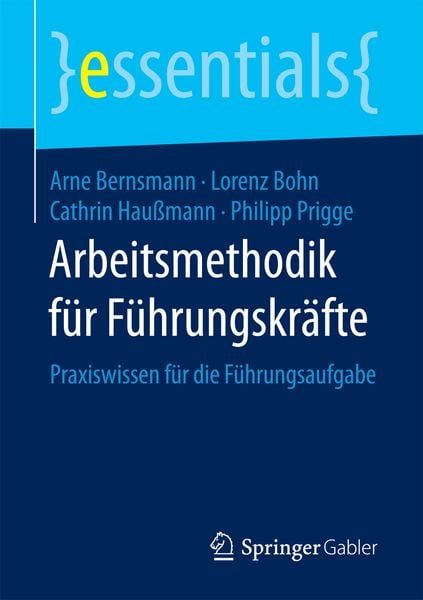 Produktbild: Arbeitsmethodik f&uuml;r F&uuml;hrungskr&auml;fte