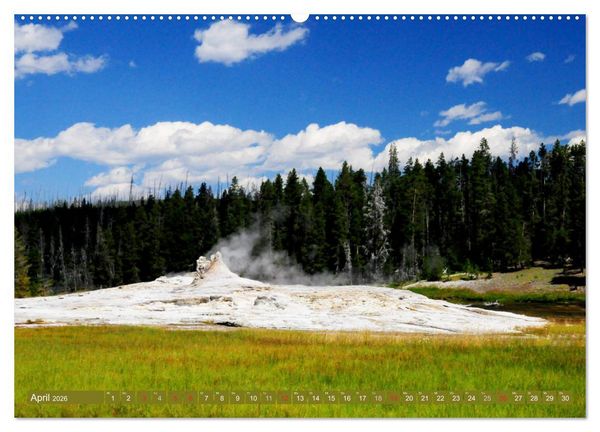 Produktbild: Der Yellowstone Nationalpark (hochwertiger Premium Wandkalender 2026 DIN A2 quer), Kunstdruck in Hochglanz