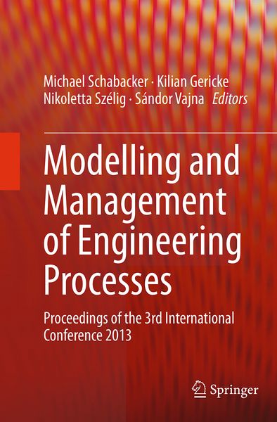 Produktbild: Modelling and Management of Engineering Processes