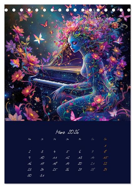 Produktbild: Ikebana des Lichts (Tischkalender 2026 DIN A5 hoch), CALVENDO Monatskalender