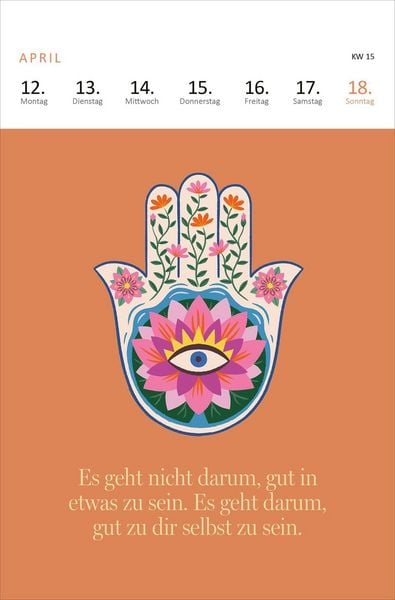Produktbild: Wochenkalender Yogagl&uuml;ck 2027