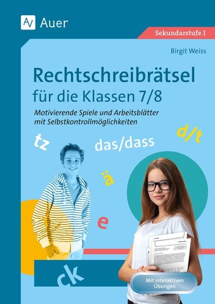 Produktbild: Rechtschreibr&auml;tsel f&uuml;r die Klassen 7-8