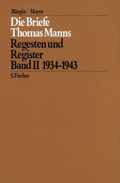 Produktbild: Die Briefe 1934 bis 1943.