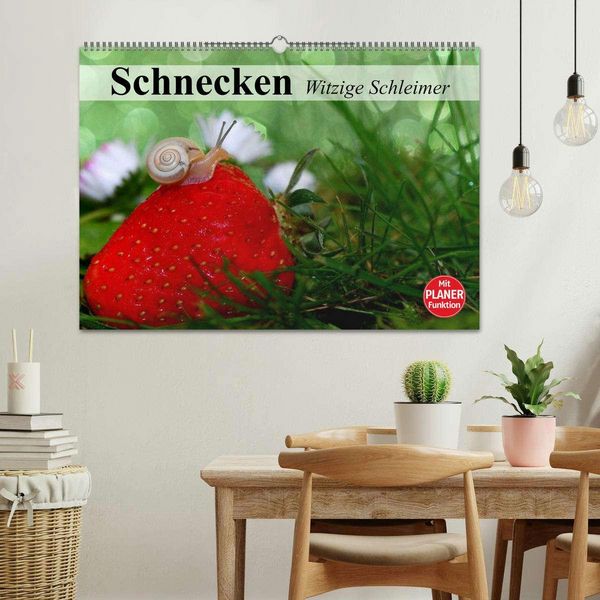 Produktbild: Schnecken. Witzige Schleimer (Wandkalender 2026 DIN A2 quer), CALVENDO Monatskalender