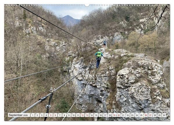 Produktbild: Klettersteige in Norditalien (Wandkalender 2026 DIN A2 quer), CALVENDO Monatskalender