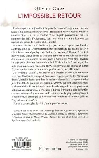 Produktbild: L'impossible retour