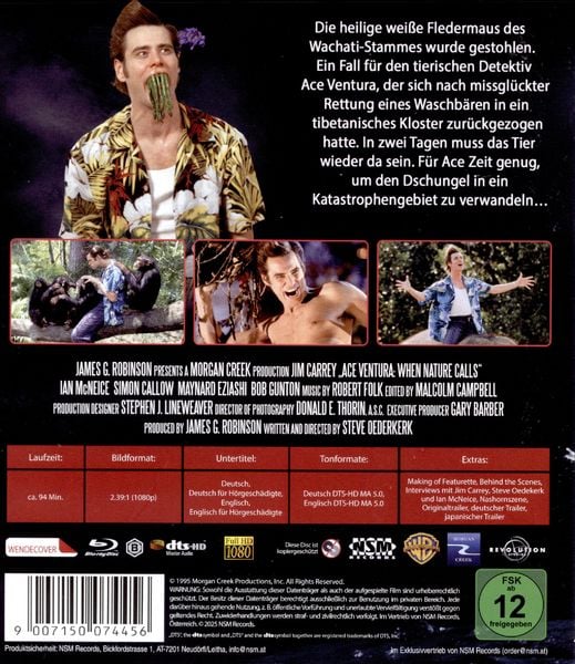 Produktbild: Ace Ventura 2 - Jetzt wird's wild