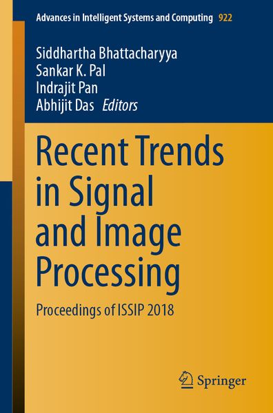 Produktbild: Recent Trends in Signal and Image Processing