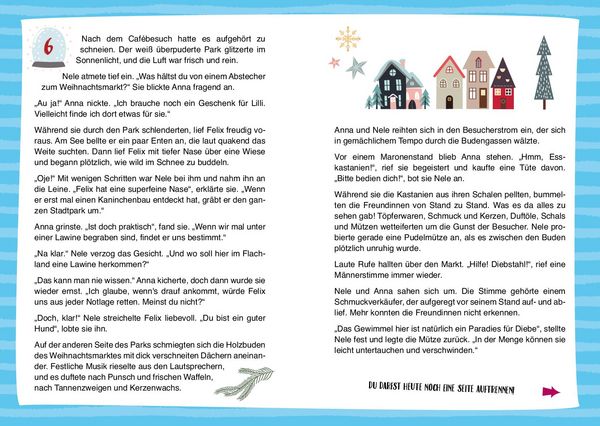 Produktbild: Mein Krimi-Adventskalenderbuch ab 8 Jahren