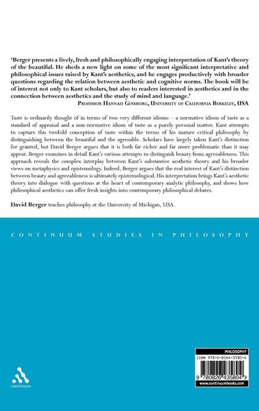 Produktbild: Kant's Aesthetic Theory