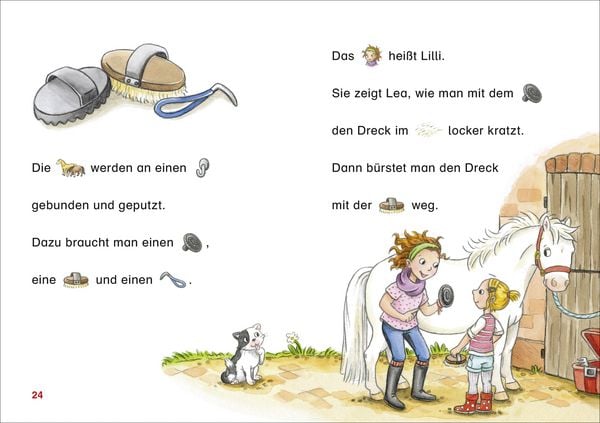 Produktbild: Duden Leseprofi &ndash; Mit Bildern lesen lernen: Ausflug zum Reiterhof, Erstes Lesen
