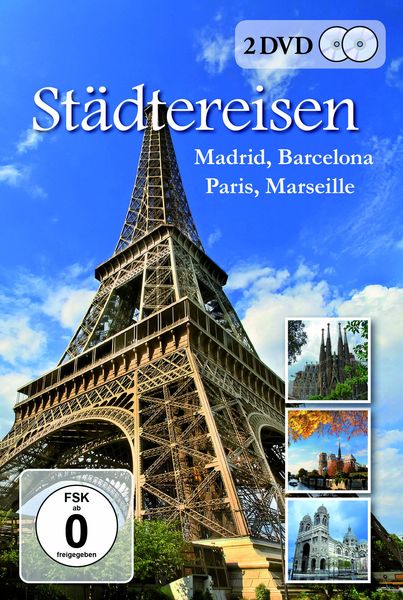 Städtereisen - Madrid, Barcelona, Paris, Marseille [2 DVDs]