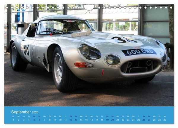 Produktbild: Jaguar E-Type Memorial (Wandkalender 2026 DIN A4 quer), CALVENDO Monatskalender