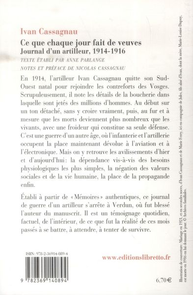 Produktbild: Ce que chaque jour fait de veuves
