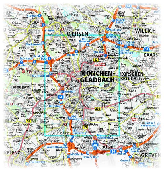 Mönchengladbach 1:18 000