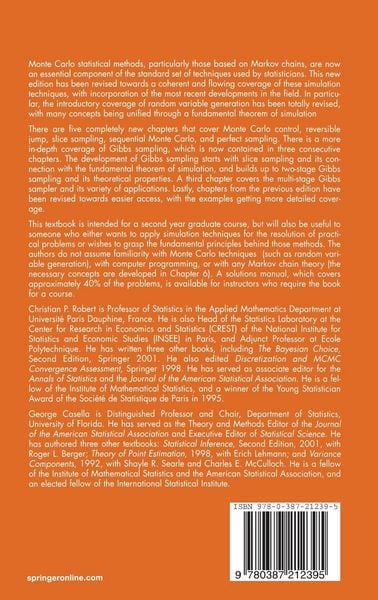 Produktbild: Monte Carlo Statistical Methods