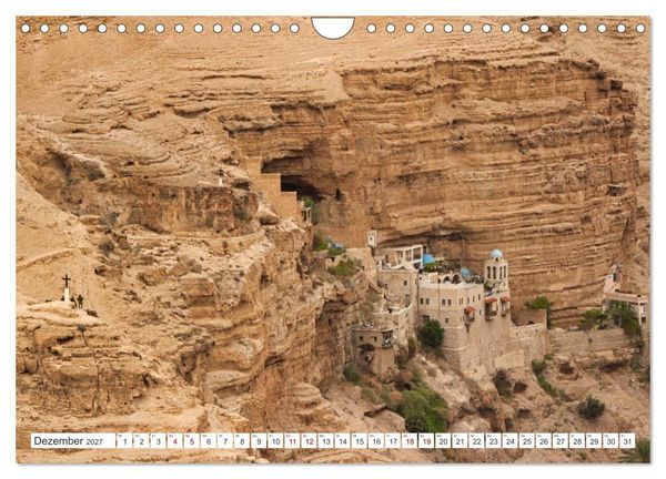 Produktbild: Biblische Orte in Israel mit Bibelstellen (Wandkalender 2027 DIN A4 quer), CALVENDO Monatskalender