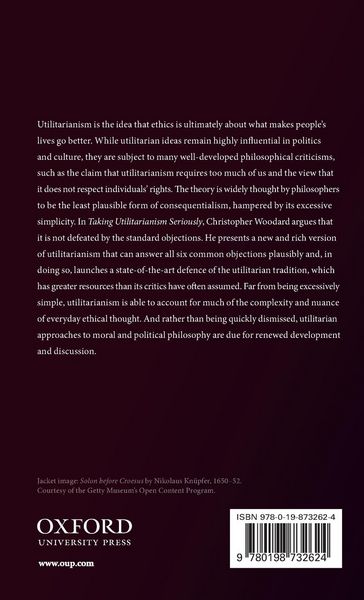 Produktbild: Taking Utilitarianism Seriously