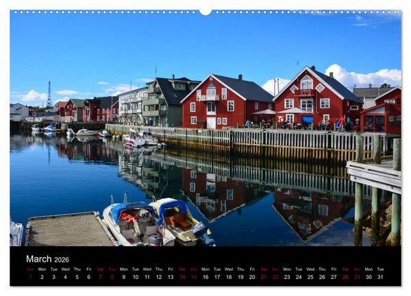 Produktbild: The magical Lofoten Islands (High Quality Premium Wall Calendar 2026 DIN A2 landscape),CALVENDO 12 Month Wall Calendar