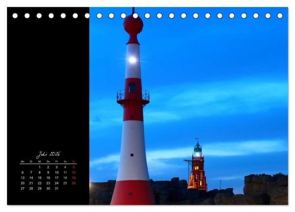 Produktbild: Bremerhaven Nights (Tischkalender 2026 DIN A5 quer), CALVENDO Monatskalender