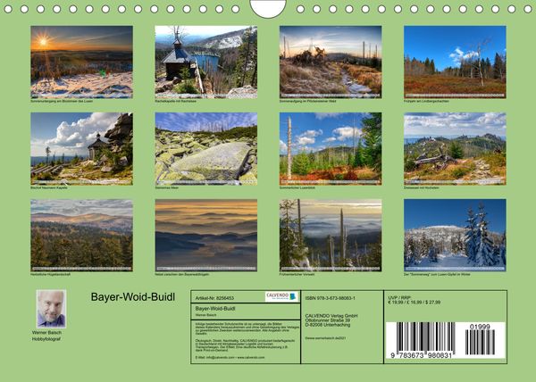 Produktbild: Bayer-Woid-Buidl (Wandkalender 2022 DIN A4 quer)