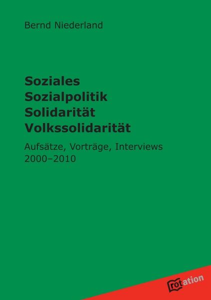 Produktbild: Soziales Sozialpolitik Solidarit&auml;t Volkssolidarit&auml;t