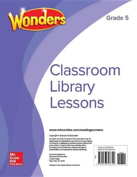 Produktbild: Wonders Classroom Library Lessons, Grade 5