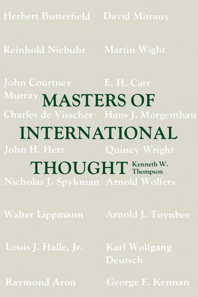 Produktbild: Masters of International Thought