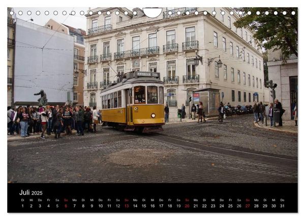 Produktbild: Mit der Tram durch Lissabon (Wandkalender 2025 DIN A4 quer), CALVENDO Monatskalender