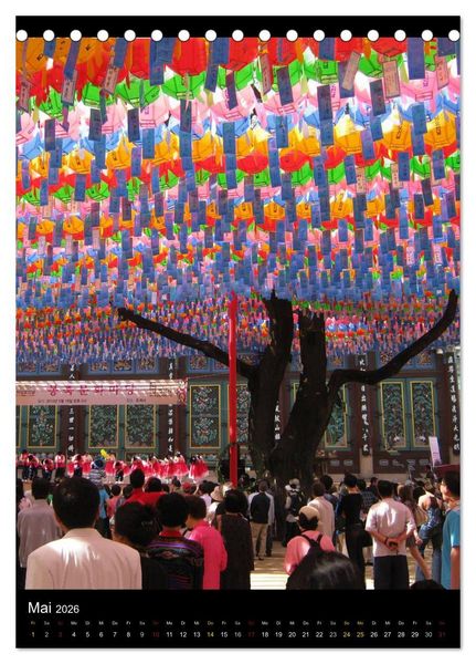 Produktbild: S&uuml;dkorea &ndash; Impressionen (Tischkalender 2026 DIN A5 hoch), CALVENDO Monatskalender
