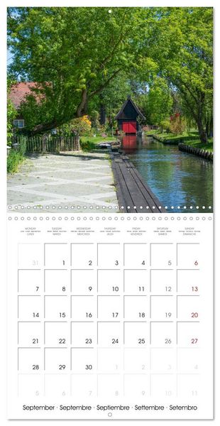Produktbild: Spreewald - A Natural Paradise (Wall Calendar 2026 12 &times; 12 Inch) CALVENDO 12 Month Wall Calendar