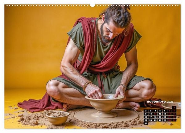 Produktbild: La vie pendant l'Antiquit&eacute; - Rome et les Romains (Calendrier mural 2026 DIN A2 vertical), CALVENDO calendrier mensuel
