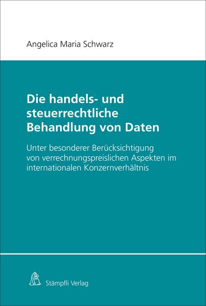 Produktbild: Die handels- und steuerrechtliche Behandlung von Daten