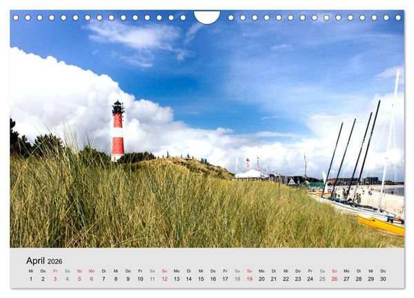 Produktbild: Sylt mein Inselblick (Wandkalender 2026 DIN A4 quer), CALVENDO Monatskalender