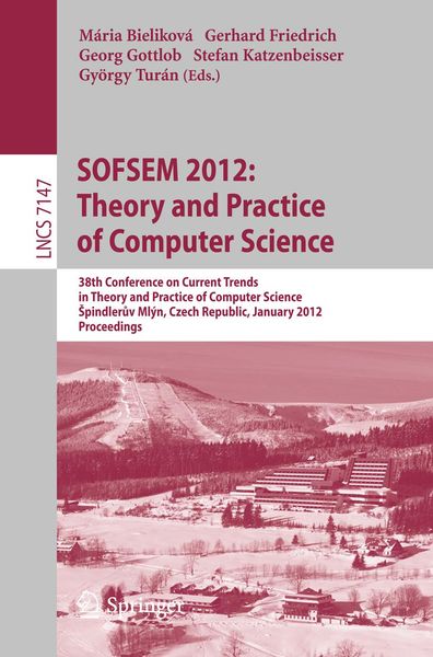 Produktbild: SOFSEM 2012: Theory and Practice of Computer Science