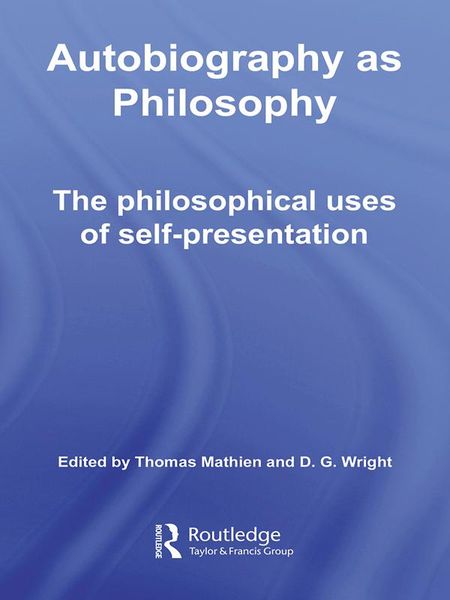 Produktbild: Autobiography as Philosophy