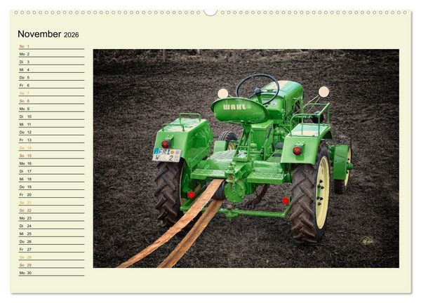 Produktbild: Traktoren - Oldtimer (hochwertiger Premium Wandkalender 2026 DIN A2 quer), Kunstdruck in Hochglanz