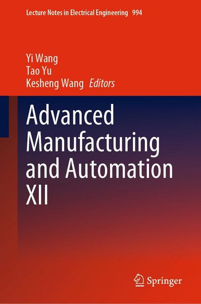 Produktbild: Advanced Manufacturing and Automation XII