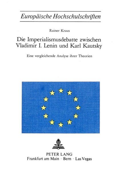 Produktbild: Die Imperialismusdebatte zwischen Vladimir I., Lenin und Karl Kautsky