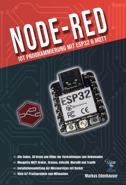 Produktbild: Node-RED: IoT Programmierung mit ESP32 & MQTT
