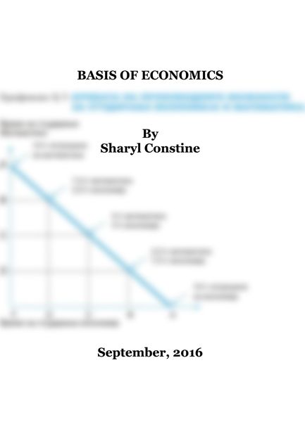 Produktbild: Basis of Economics