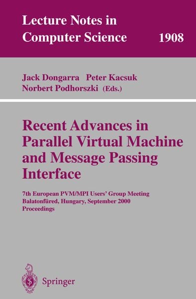 Produktbild: Recent Advances in Parallel Virtual Machine and Message Passing Interface
