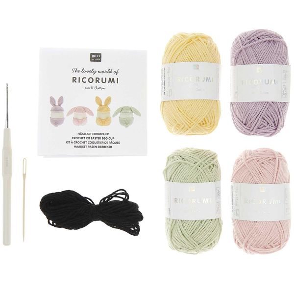 Ricorumi Häkel-Set "Oster-Eierbecher"
