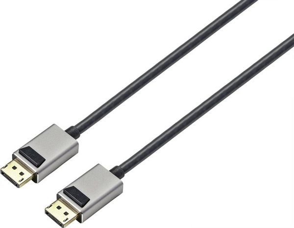 Produktbild: SpeaKa Professional DisplayPort Anschlusskabel DisplayPort Stecker, DisplayPort Stecker 2.00 m Schwarz SP-9510456 8K UHD DisplayPort-Kabel
