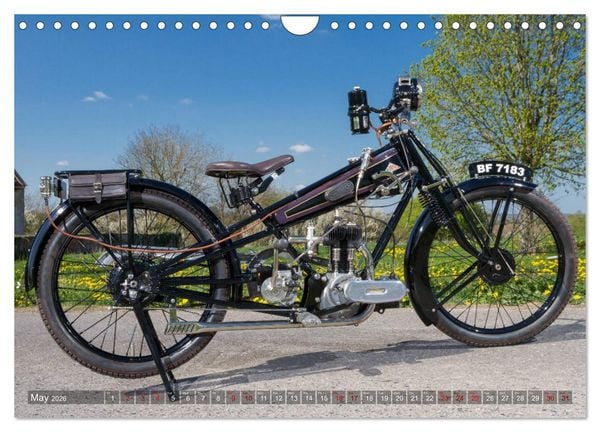 Produktbild: Classic Motorcycles (Wall Calendar 2026 DIN A4 landscape), CALVENDO 12 Month Wall Calendar