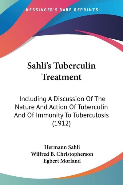 Produktbild: Sahli's Tuberculin Treatment