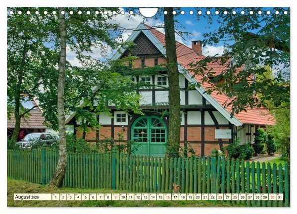Produktbild: Baukunst Fachwerk (Wandkalender 2026 DIN A4 quer), CALVENDO Monatskalender