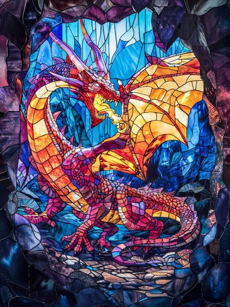 Produktbild: CALVENDO Puzzle Ein m&auml;chtiger Drache ruht tief in seiner H&ouml;hle | 1000 Teile Lege-Gr&ouml;&szlig;e 64x48cm Foto-Puzzle f&uuml;r gl&uuml;ckliche Stunden
