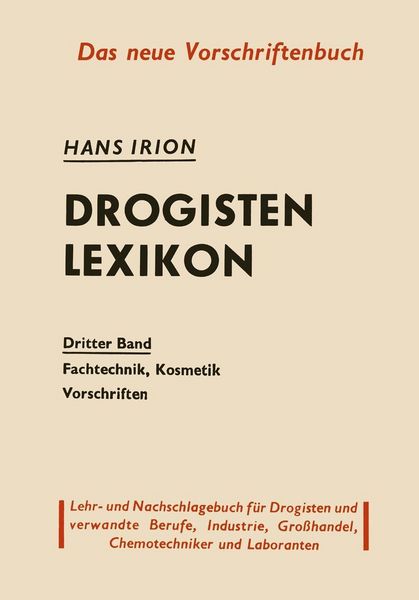 Produktbild: Drogisten-Lexikon