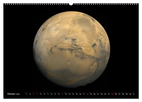 Produktbild: Sonne, Monde und Planeten (hochwertiger Premium Wandkalender 2026 DIN A2 quer), Kunstdruck in Hochglanz